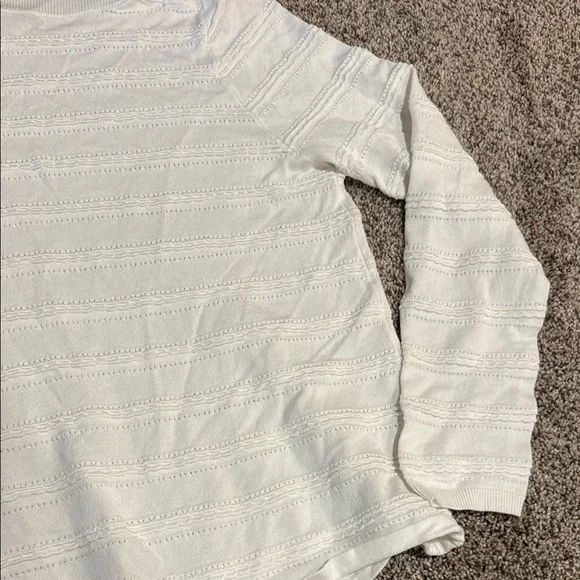Staccato Allie White Textured Sweater NWT - Picture 5 of 5